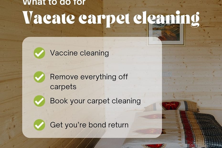 when to book end of lease carpet cleaning Melbourne
