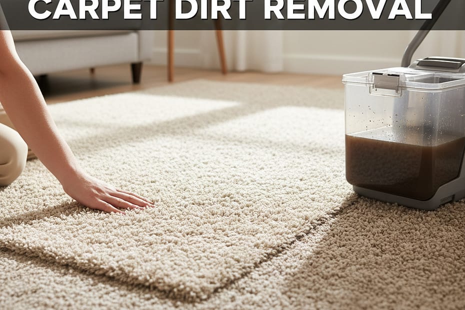 Carpet dirt removal
