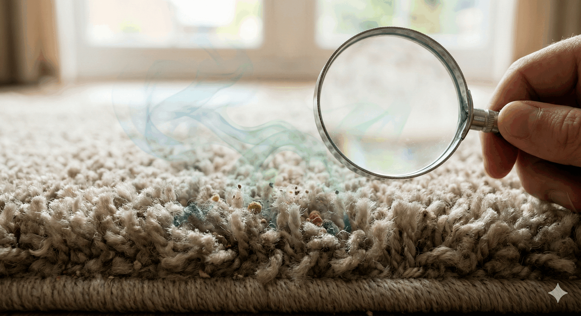 carpets trap odours and allergens