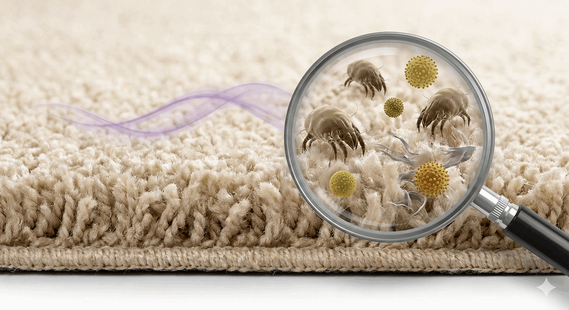 DIY carpet cleaning mistake example